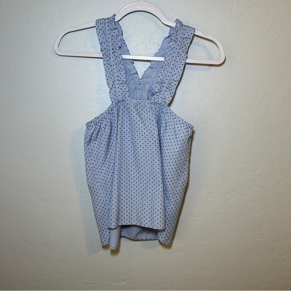 Anthropologie Waverly Grey Berlin Ruffle Halter Top Size X-Small - Picture 7 of 9
